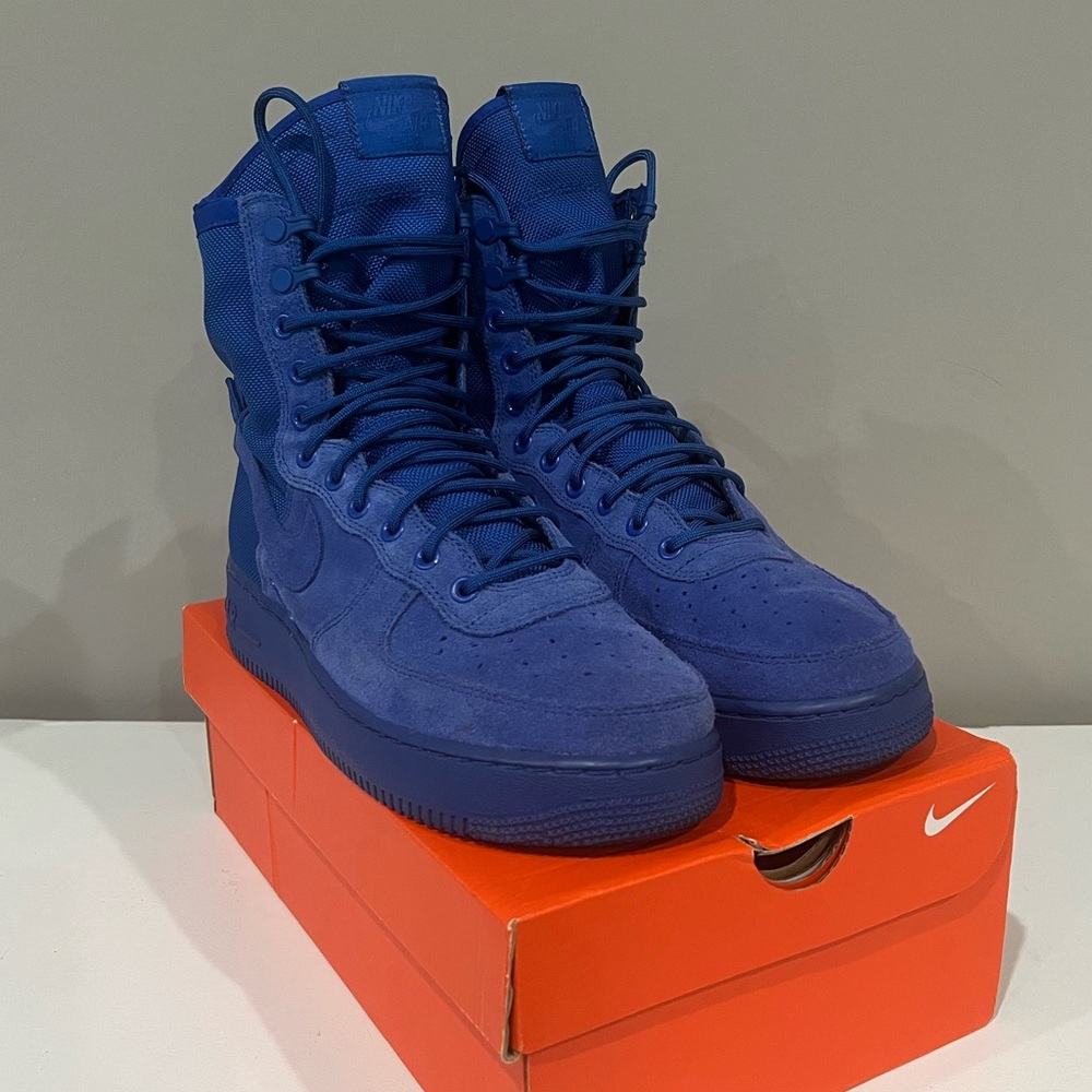 Nike SF Air Force 1 High Game Royal Size 10 - Picture 13 of 14